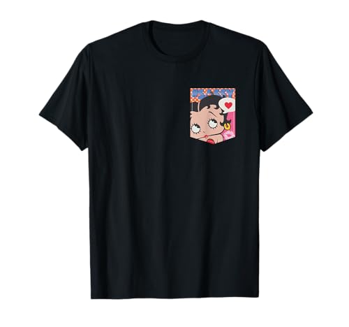Betty Boop Frecher mit Aufnäher im Taschenformat T-Shirt von Betty Boop