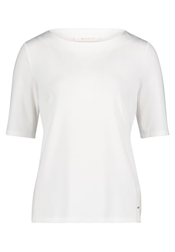 Betty & Co Damen Basic Shirt mit U-Boot-Ausschnitt Rohweiß,M von Betty & Co