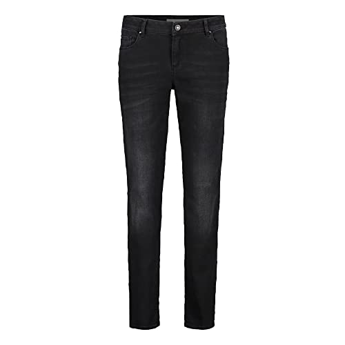 Betty & Co Damen Basic-Jeans mit Waschung Black Denim,44 von Betty & Co