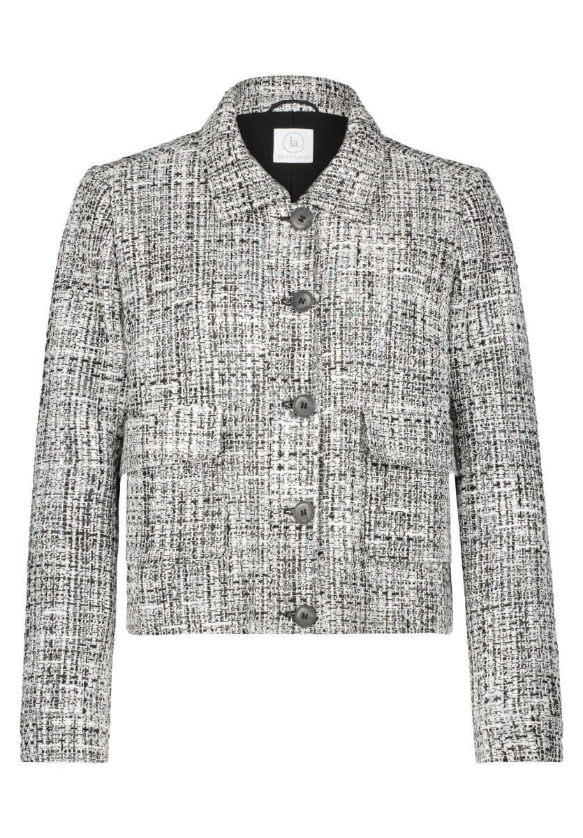 Betty & Co - Blazer-Jacke blau/grün - Gr. - 36 von Betty & Co