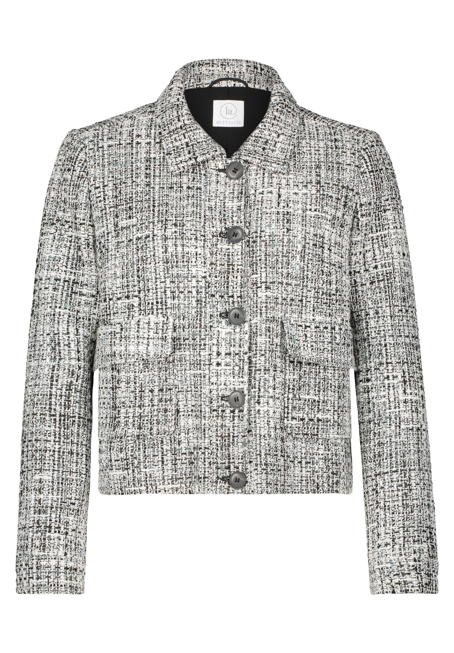 Betty & Co - Blazer-Jacke petrol/black - Gr. - 34 von Betty & Co