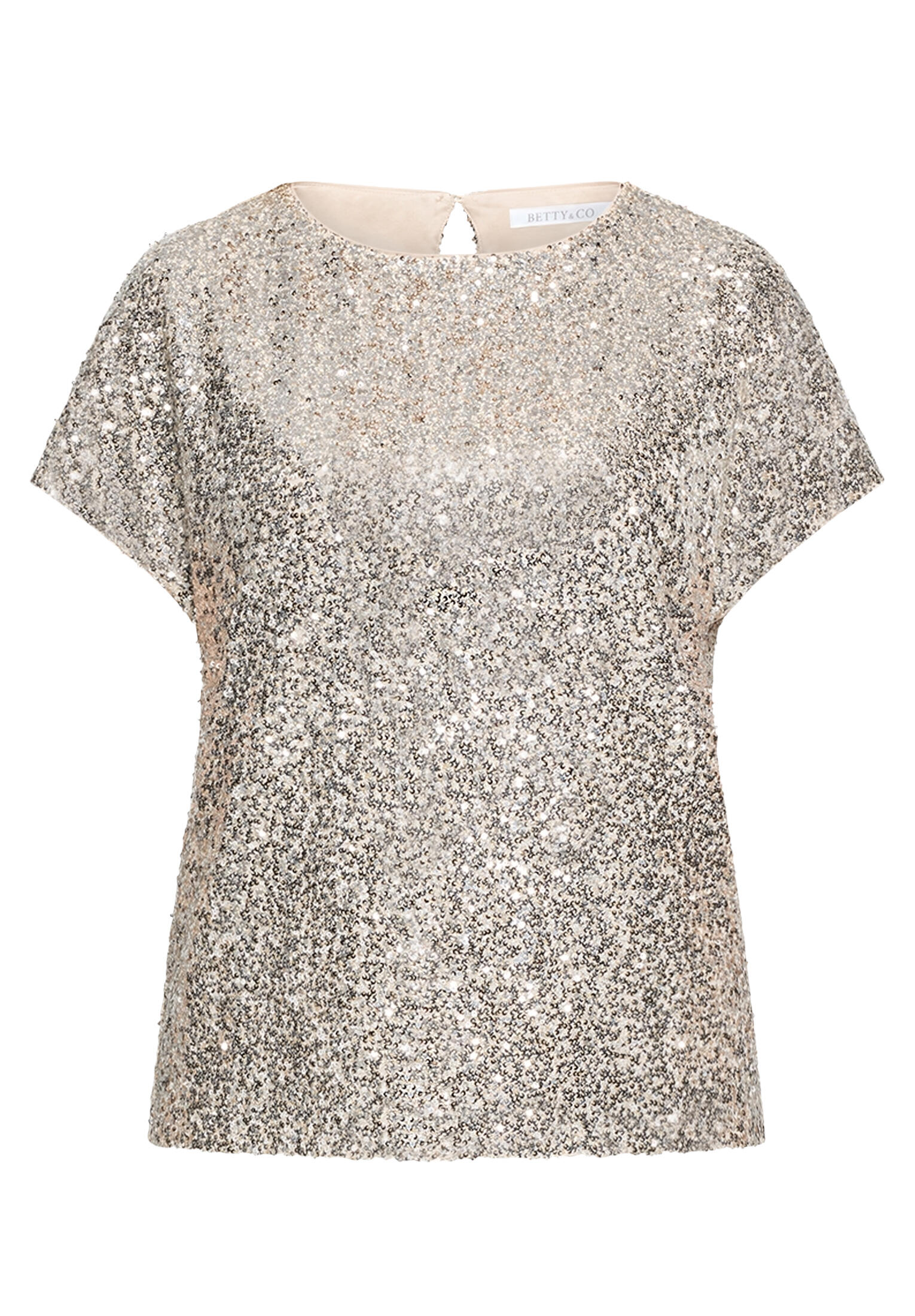 Betty & Co - Blusenshirt cream/silver - Gr. - 42 von Betty & Co