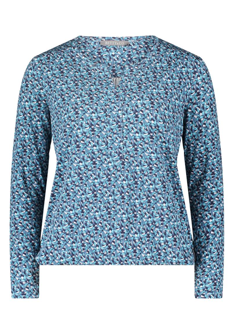 Betty & Co - Blusenshirt dunkelblau/grau - Gr. - L von Betty & Co