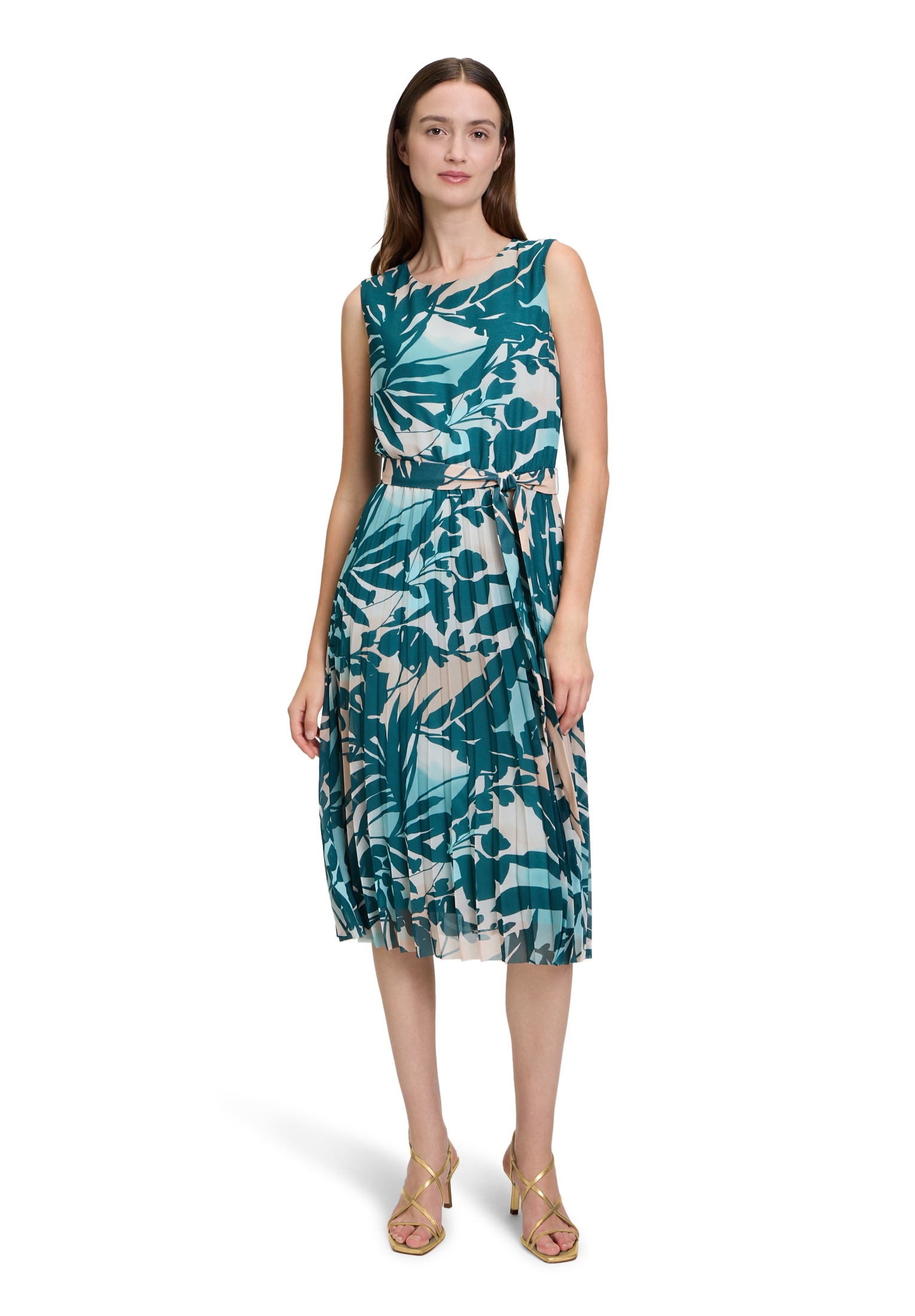 Betty&Co Chiffonkleid "Betty & Co Damen Sommerkleid Chiffonkleid mit Plissee", Plissee Betty&Co Chiffonkleid "Betty & Co Damen Sommerkleid Chiffonkleid mit Plissee", Plissee von Betty & Co