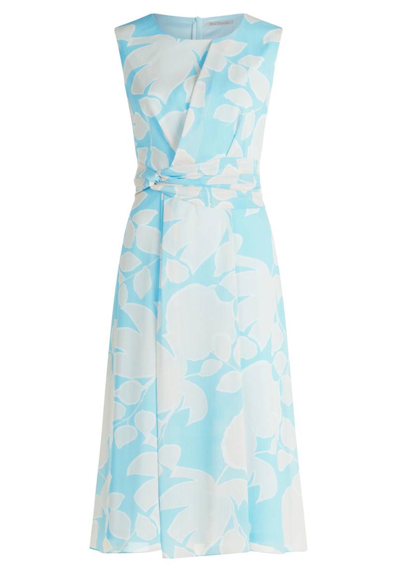 Betty & Co - Chiffonkleid mint-taupe - Gr. - 46 von Betty & Co