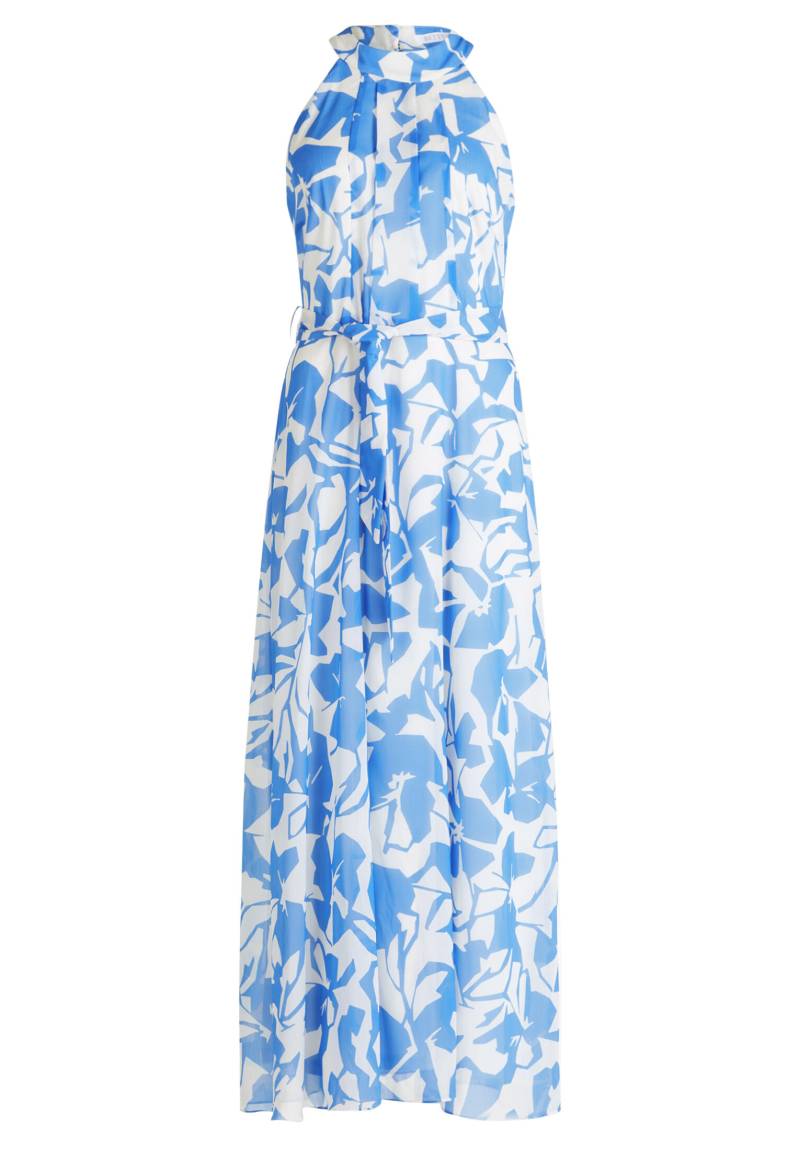 Betty & Co - Chiffonkleid weiß/blau - Gr. - 42 von Betty & Co