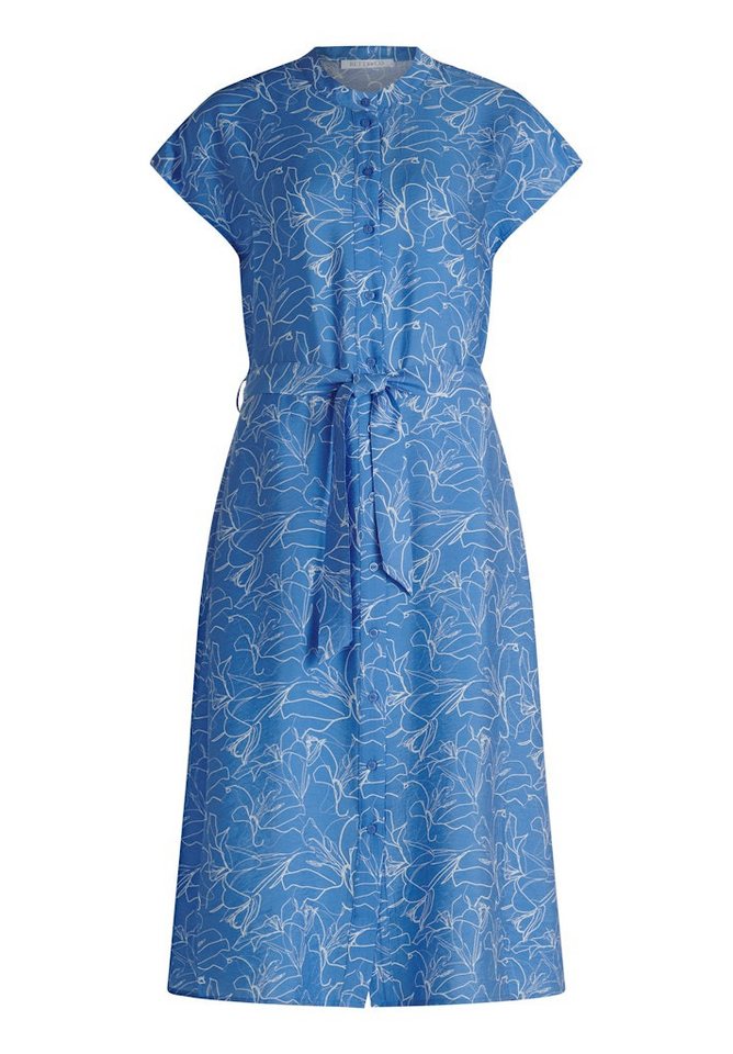 Betty&Co Cocktailkleid Kleid Lang 1/2 Arm BLUE/CREAM von Betty&Co