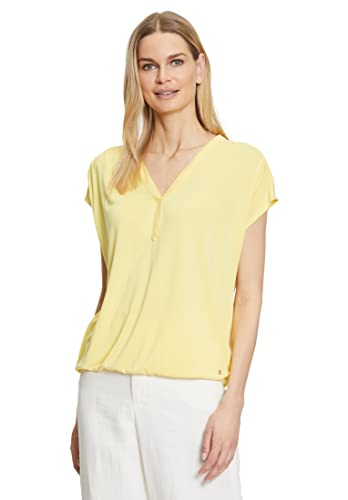 Betty & Co Damen 2681/3011 T-Shirt, Yellow Cream, S von Betty & Co