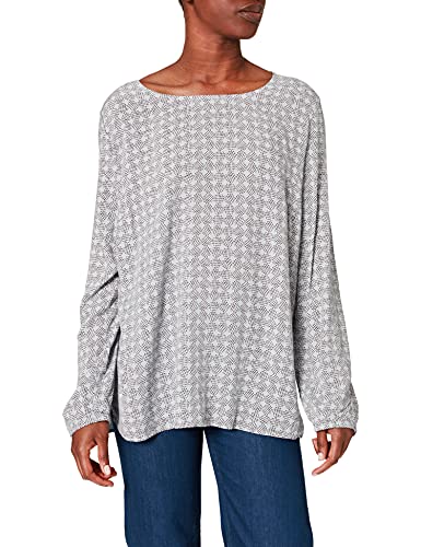 Betty & Co Damen 3640/8720 Bluse, Mehrfarbig (Silver/Black 9899), 46 von Betty & Co