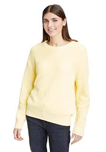 Betty & Co Damen 5527/3709 Strickpullover Kurz 1/1 Arm, Lemon Meringue, 40 von Betty & Co