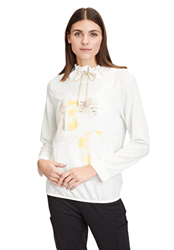 Betty & Co Damen 8564/3045 Bluse, Cream/Yellow, 36 von Betty & Co