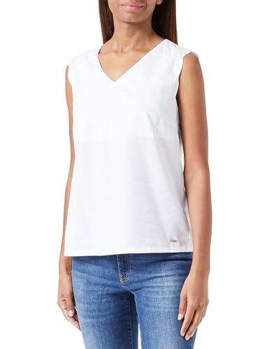 Betty & Co Damen 8629/3325 Bluse, Bright White, 46 von Betty & Co