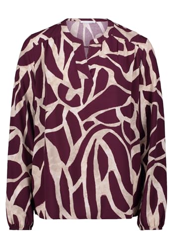Betty & Co Damen 8826/3089 Bluse, Dark Red/Nature, 46 von Betty & Co