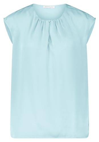 Betty & Co Damen Blusentop mit Raffung Türkis,46 von Betty & Co