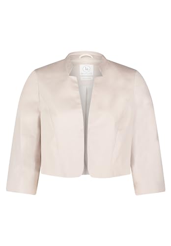 Betty & Co Damen Bolero Jacke unifarben Grau,38 von Betty & Co