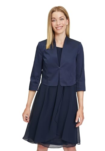 Betty & Co Damen Bolero-Jacke unifarben Navy Blue,46 von Betty & Co