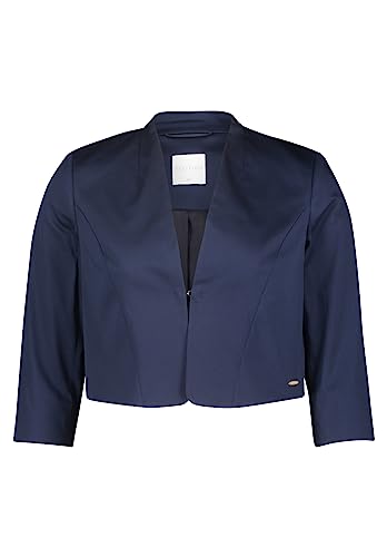 Betty & Co Damen Bolero-Jacke unifarben Navy Blue,46 von Betty & Co