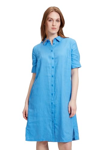 Betty & Co Damen Casual-Kleid mit Kragen 36, Indigo von Betty & Co