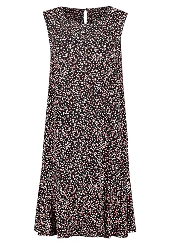 Betty & Co Damen Casual-Kleid mit Print Schwarz/Rot,38 Betty & Co Damen Casual-Kleid mit Print Schwarz/Rot,38 von Betty & Co