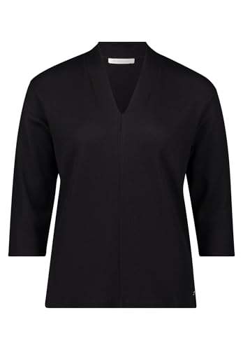 Betty & Co Damen Casual-Shirt mit V-Ausschnitt XXL, Schwarz Betty & Co Damen Casual-Shirt mit V-Ausschnitt XXL, Schwarz von Betty & Co