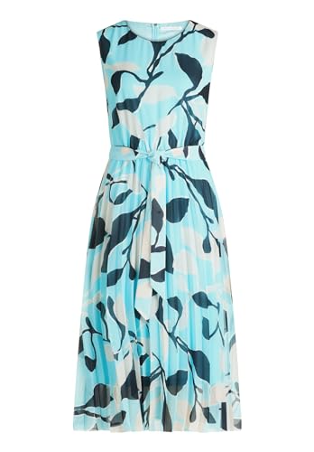 Betty & Co Damen Chiffonkleid mit Plissee Mint/Nature,42 Betty & Co Damen Chiffonkleid mit Plissee Mint/Nature,42 von Betty & Co