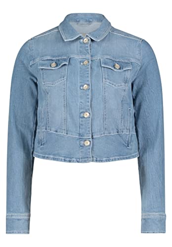 Betty & Co Damen Jeansjacke mit Taschen Light Blue Denim,36 von Betty & Co