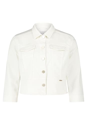 Betty & Co Damen Jeansjacke mit Taschen Rohweiß,40 von Betty & Co