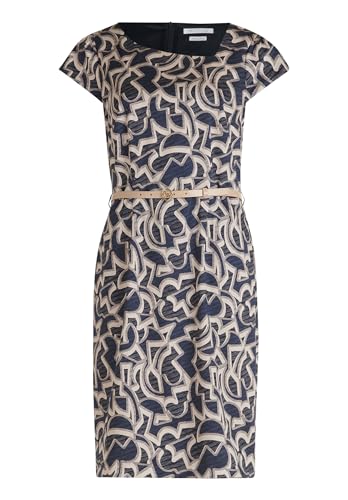 Betty & Co Damen 1026/3274 Kleid, Nature/Dark Blue, 36 EU von Betty & Co