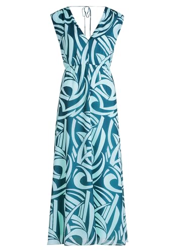 Betty & Co Damen Chiffonkleid ohne Arm 44, Petrol/Mint Betty & Co Damen Chiffonkleid ohne Arm 44, Petrol/Mint von Betty & Co