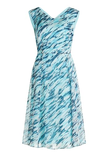 Betty & Co Damen Midikleid ohne Arm Mint/Nature,44 von Betty & Co