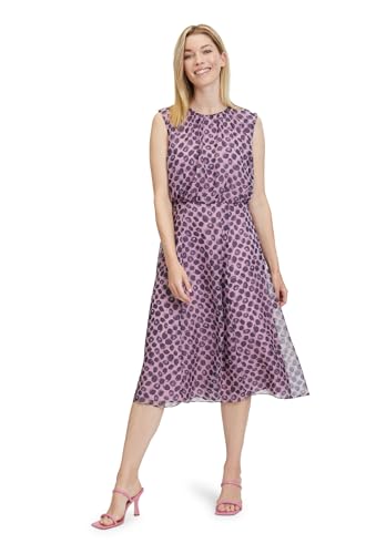 Betty & Co Damen Partykleid ohne Arm Lilac/Dark Blue,44 von Betty & Co