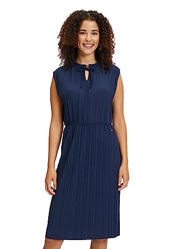 Betty & Co Damen Plisseekleid ohne Arm Navy Blue,44 von Betty & Co