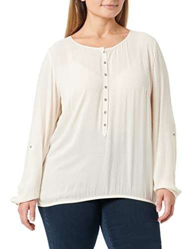 Betty & Co Damen Regular Fit Bluse 3603/1703, Gr. 44, Mehrfarbig (Cream/Beige 1877) von Betty & Co