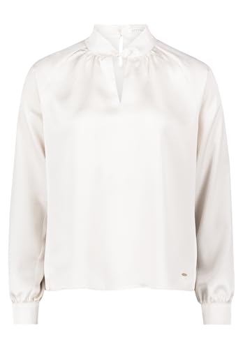 Betty & Co Damen Schlupfbluse mit Stehkragen 40, Cream Betty & Co Damen Schlupfbluse mit Stehkragen 40, Cream von Betty & Co