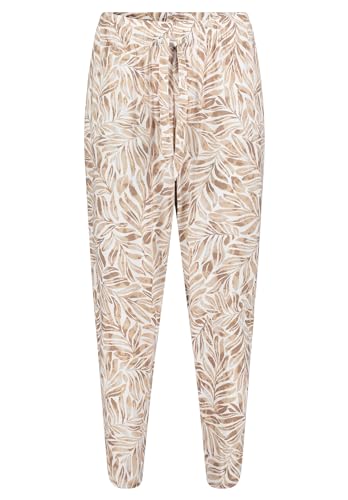 Betty & Co Damen Schlupfhose mit Bindegürtel Camel/Cream,36 von Betty & Co