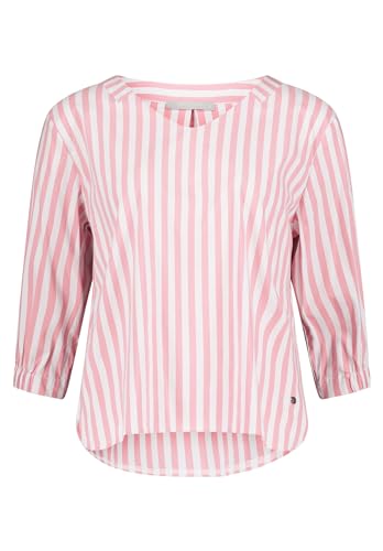 Betty & Co Damen Streifenbluse mit 3/4 Arm Pink/Cream,38 von Betty & Co