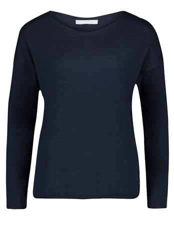 Betty & Co Damen Strickpullover mit U-Boot-Ausschnitt Navy Blue,40 von Betty & Co