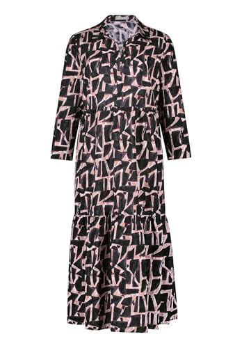 Betty & Co Damen Stufenkleid mit Print Taupe/Black,42 Betty & Co Damen Stufenkleid mit Print Taupe/Black,42 von Betty & Co