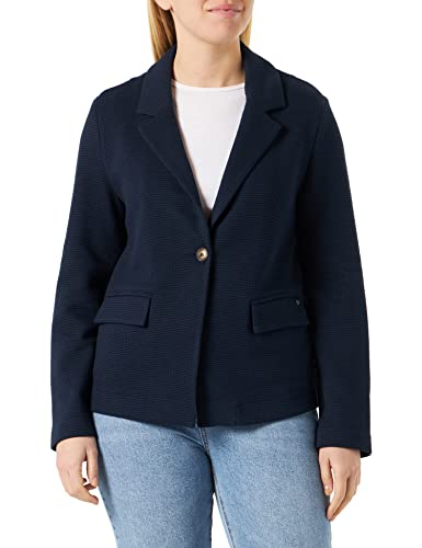 Betty & Co Damen Sweatblazer mit Taschen Navy Blue,44 von Betty & Co