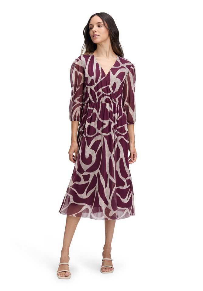 Betty&Co Meshkleid Damen Mesh-Kleid mit Print von Betty&Co