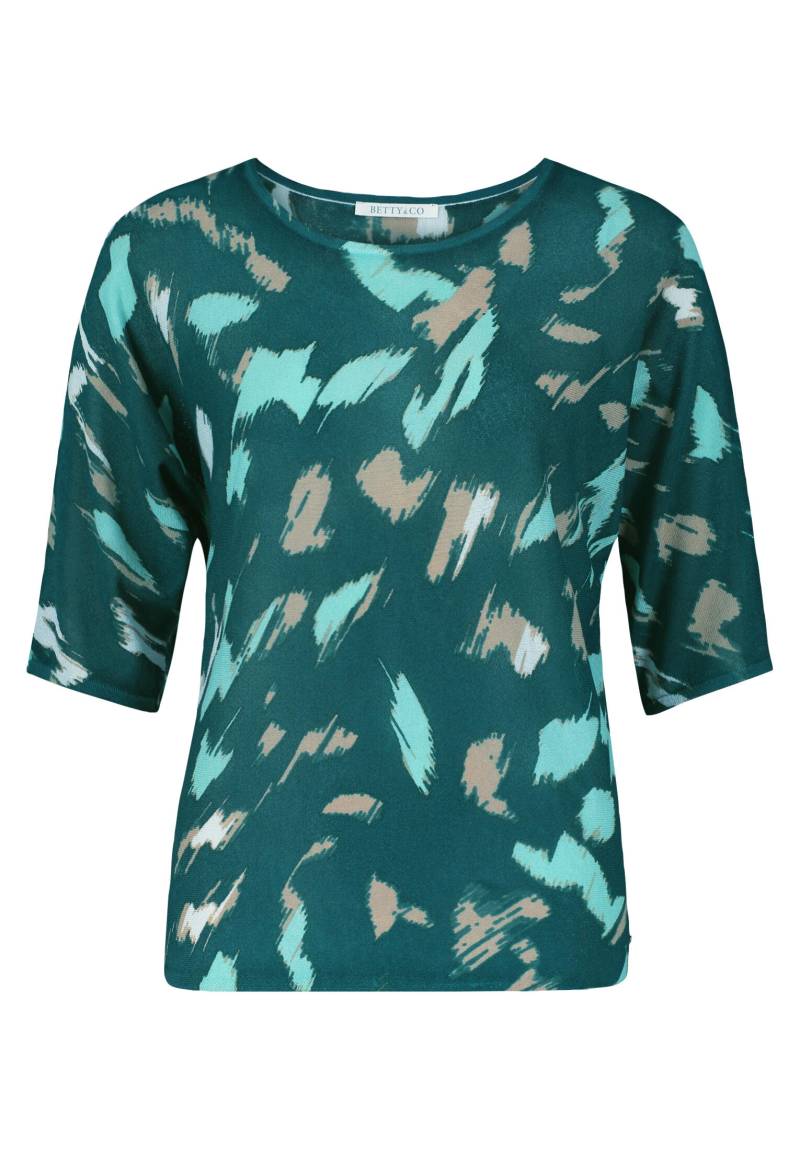 Betty & Co - Feinstrickpullover emerald/mint - Gr. - 42 von Betty & Co