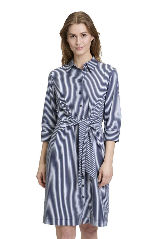 Betty&Co Hemdblusenkleid Damen Sommerkleid Hemdblusenkleid mit Eingrifftaschen Nahtführung von Betty&Co