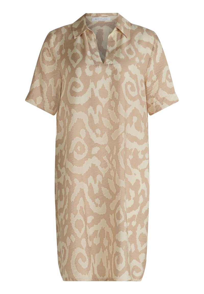 Betty & Co - Hemdblusenkleid nature/cream - Gr. - 36 von Betty & Co