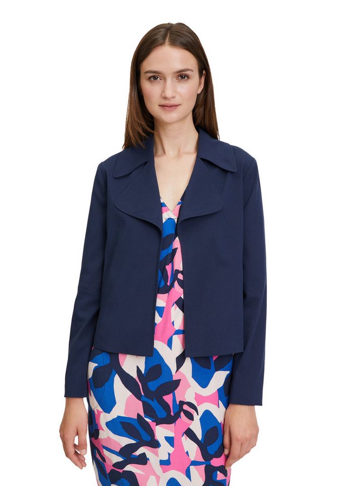 Betty&Co Jackenblazer Betty & Co Casual-Jacke mit Kragen Taschen Betty&Co Jackenblazer Betty & Co Casual-Jacke mit Kragen Taschen von Betty&Co
