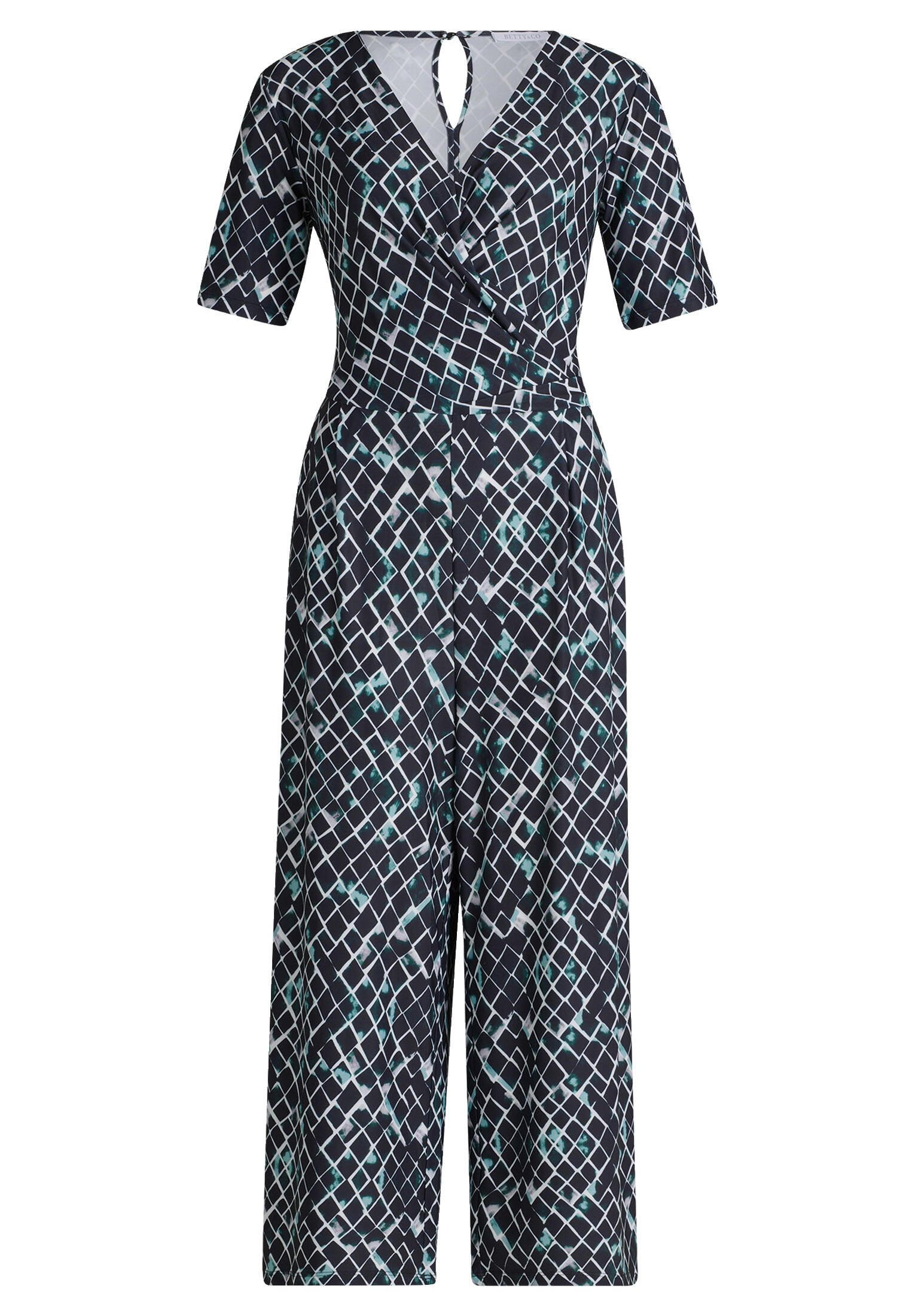 Betty & Co - Jumpsuit mint/black - Gr. - 44 von Betty & Co