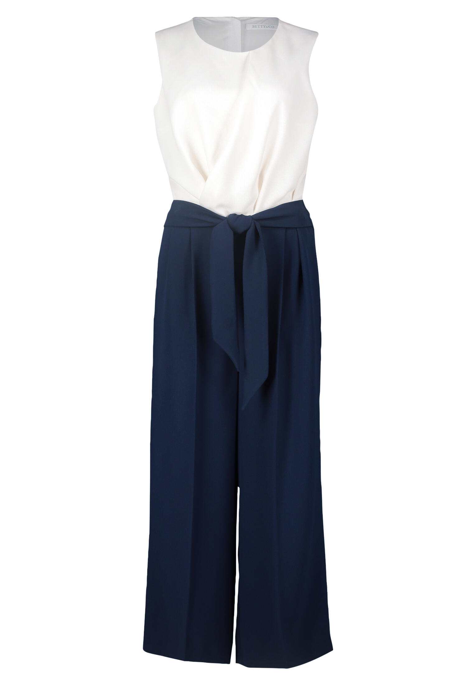 Betty & Co - Jumpsuit patch dark blue/cream - Gr. - 42 von Betty & Co