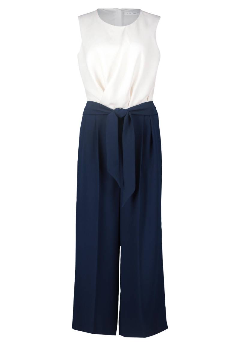 Betty & Co - Jumpsuit patch dark blue/cream - Gr. - 42 von Betty & Co