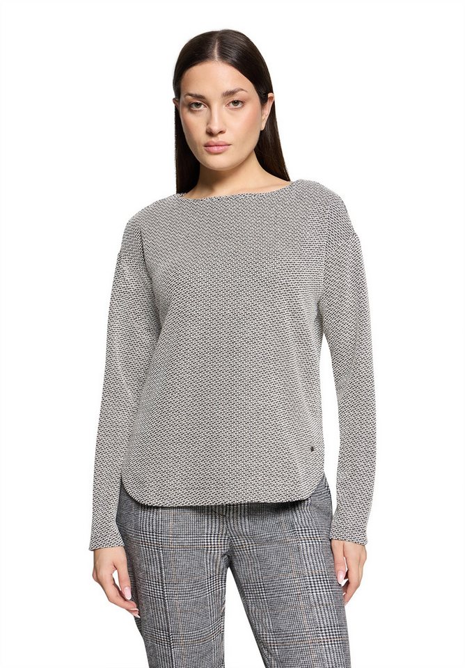 Betty&Co Kurzarmshirt Damen Casual-Shirt mit Struktur (1-tlg) von Betty&Co