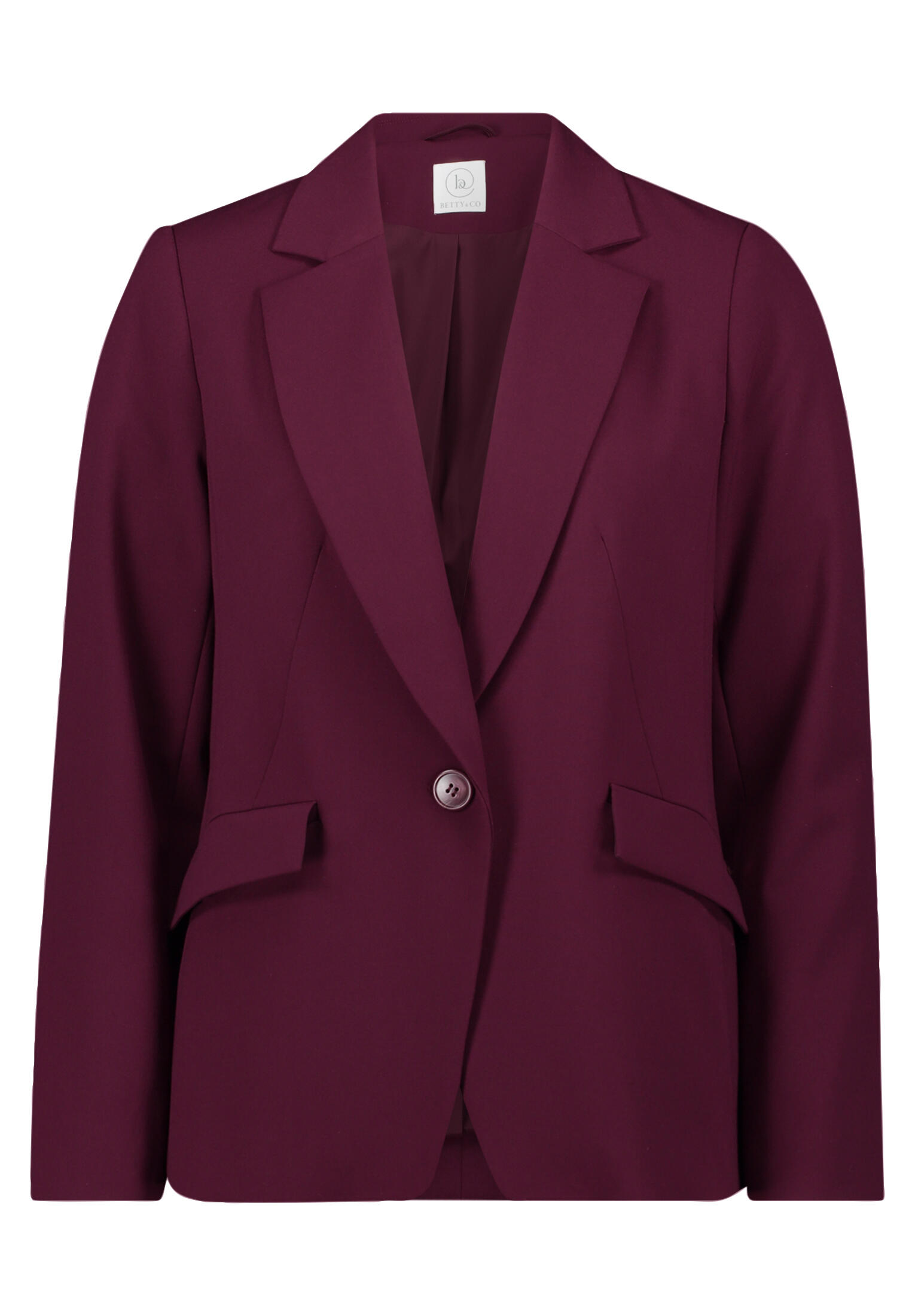 Betty & Co - Kurzblazer dark aubergine - Gr. - 40 von Betty & Co