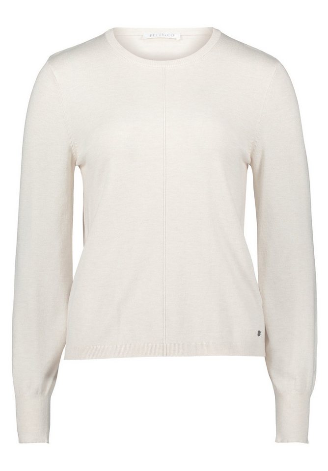 Betty&Co Longpullover Strickpullover Kurz 1/1 Arm von Betty&Co